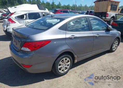2013 Hyundai Accent Gls from USA, damaged, VIN KMHCT4AE7DU586454